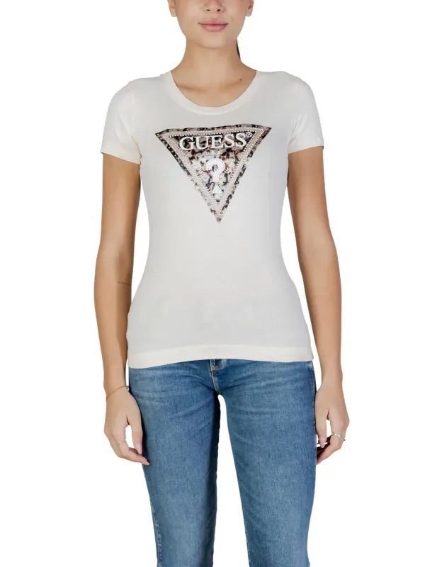Guess Damen T-Shirt Weiß | online kaufen