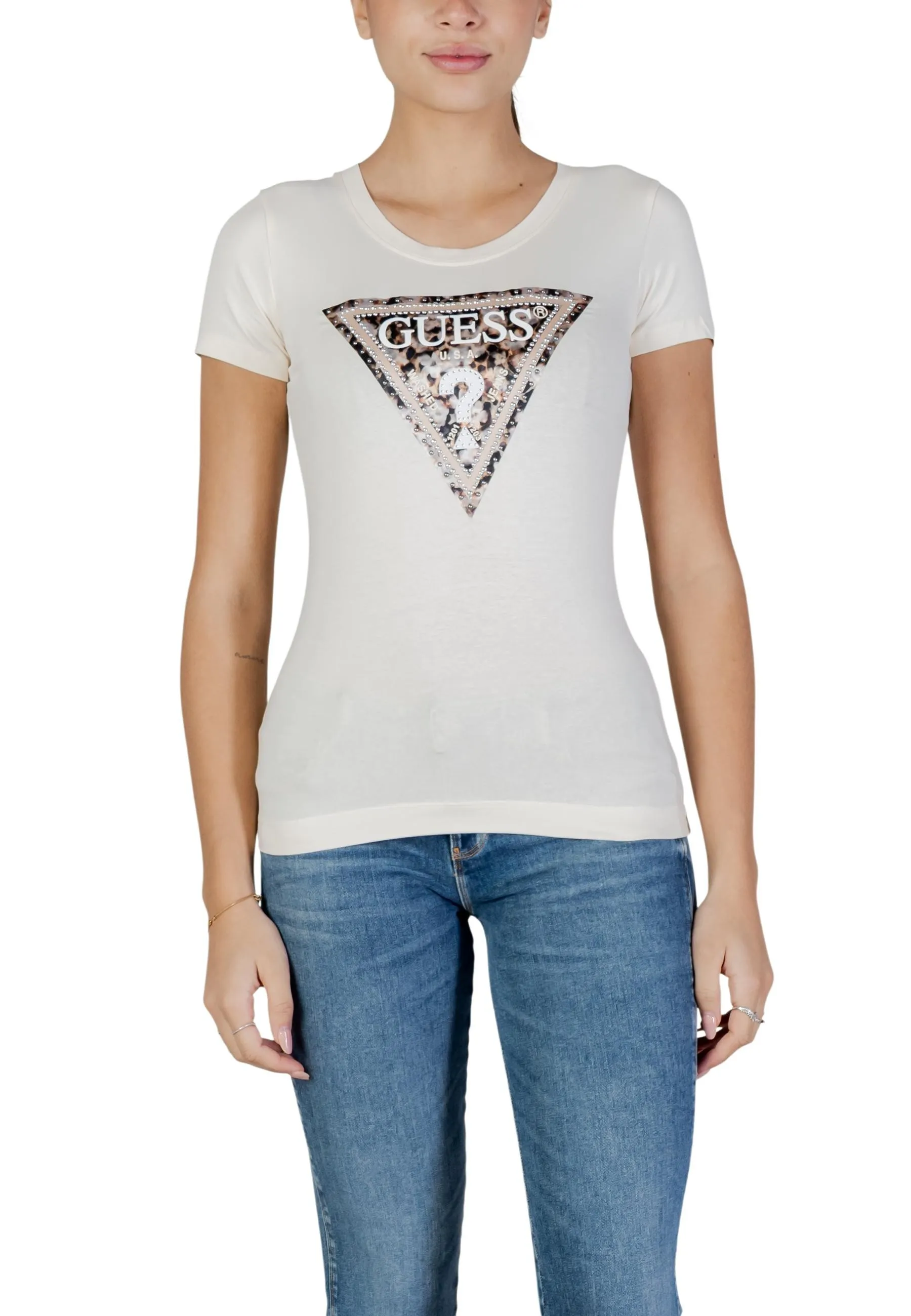 Guess Damen T-Shirt Weiß 504032
