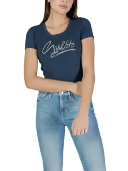 Guess Damen T-Shirt Blau | online kaufen