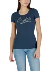 Guess Damen T-Shirt Blau | online kaufen