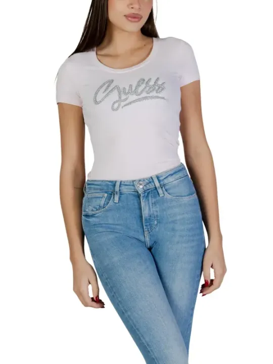Guess Damen T-Shirt Rosa | online kaufen