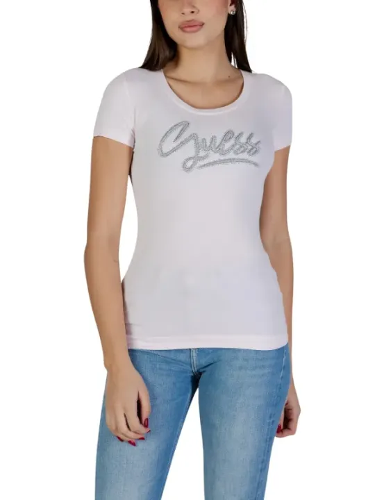 Guess Damen T-Shirt Rosa | online kaufen