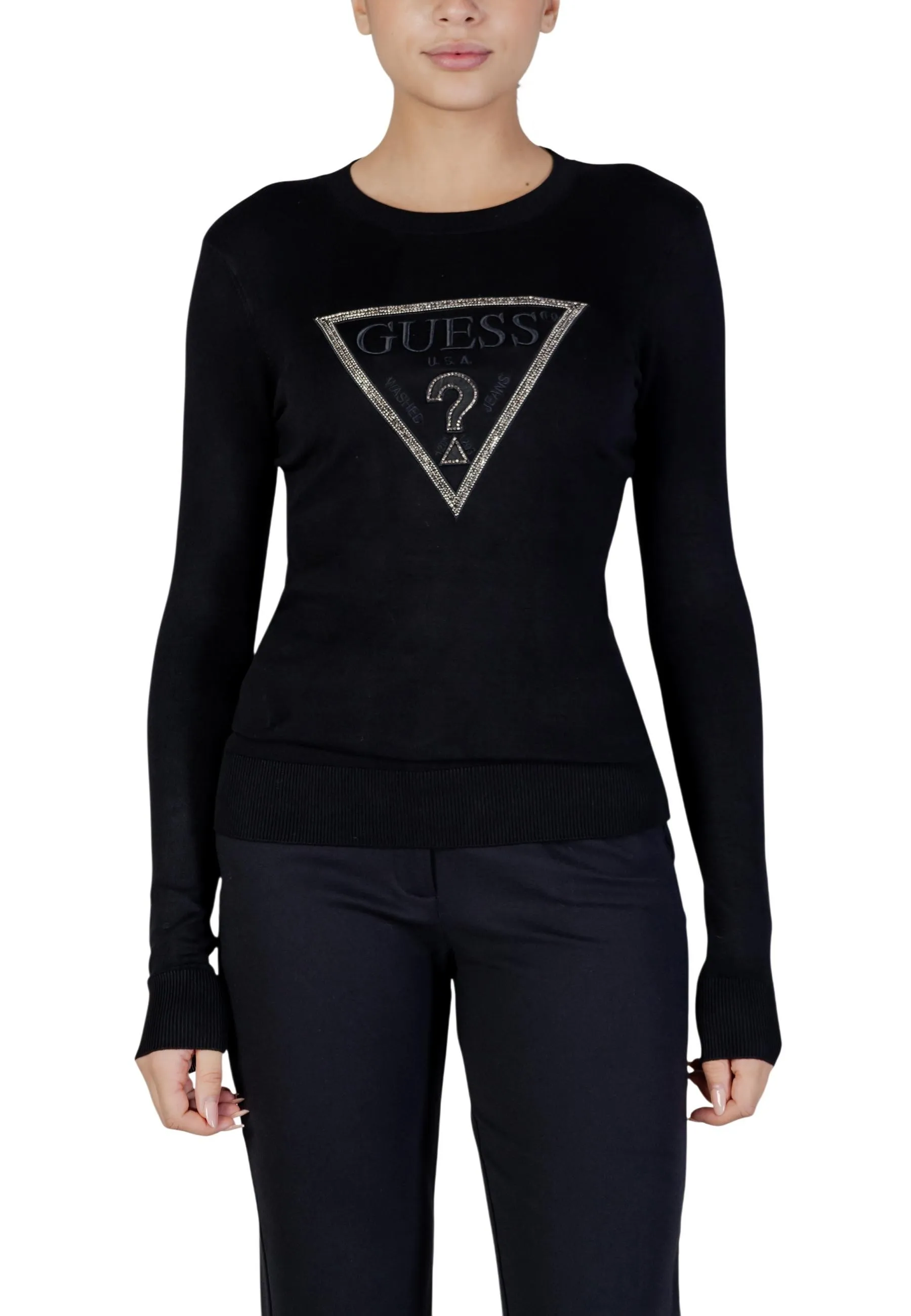 Guess Damen T-Shirt Schwarz 504036
