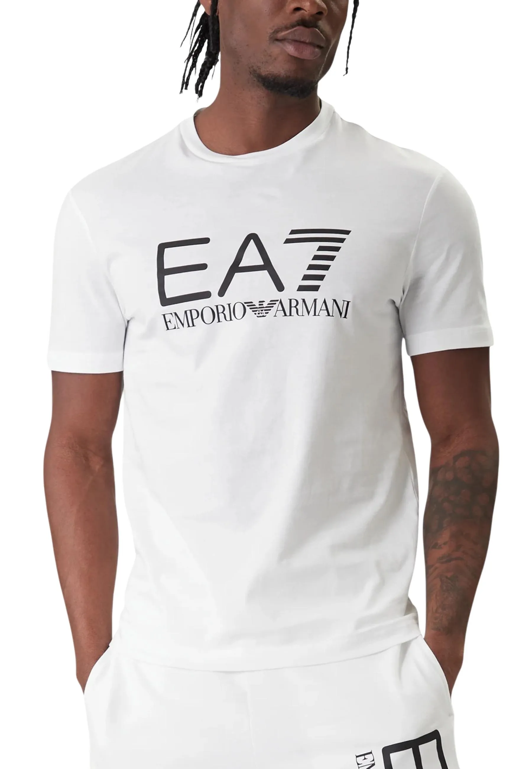 Ea7 Herren T-Shirt Weiß 504195