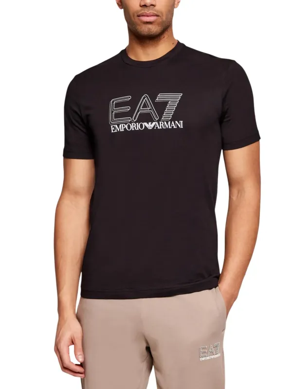 Ea7 Herren T-Shirt Schwarz | online kaufen