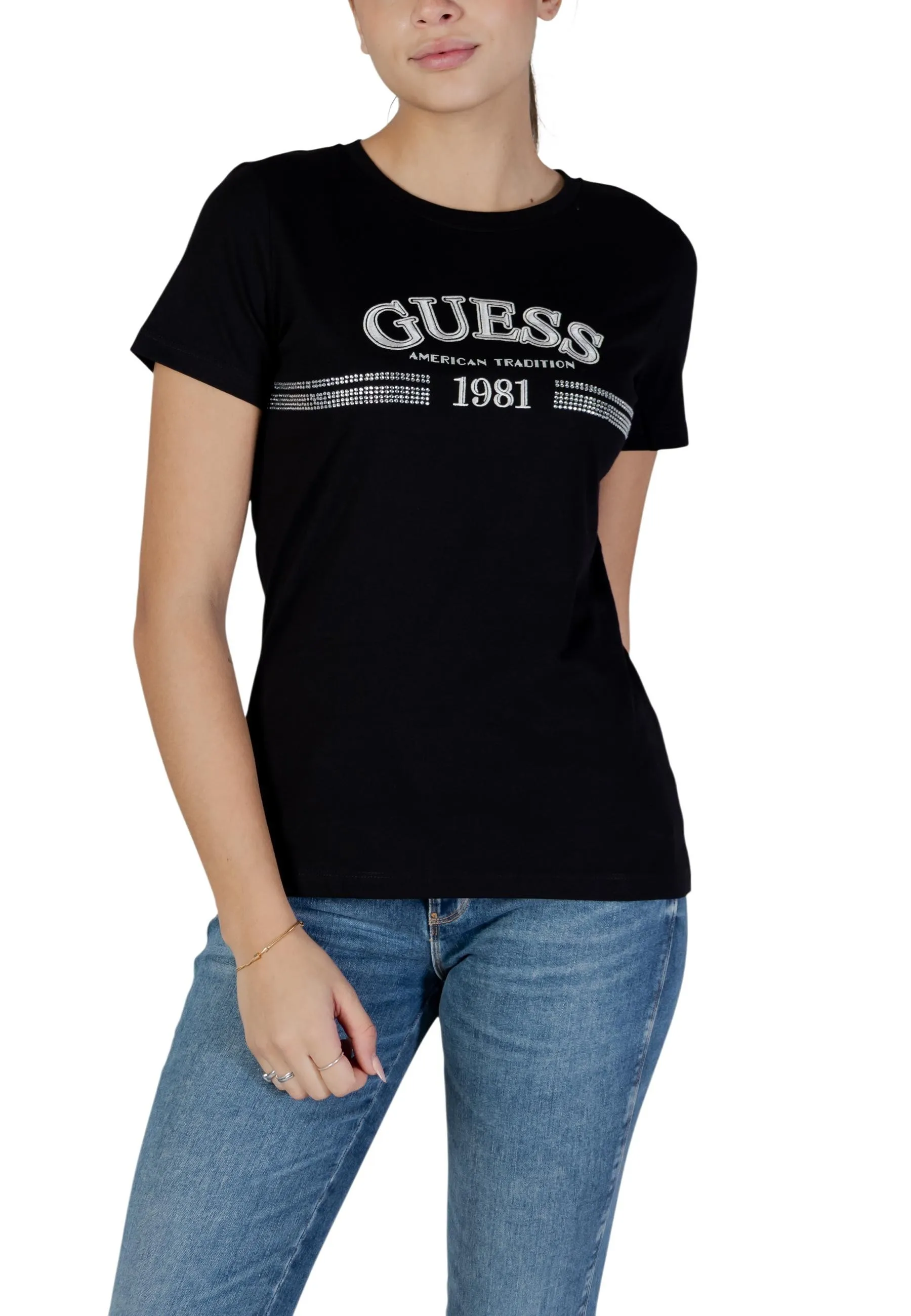 Damen T-Shirt Schwarz 503365