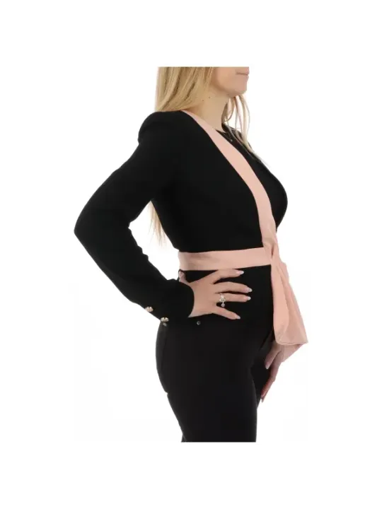 Elisabetta Franchi Damen Kostümjacken Schwarz