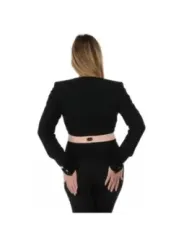 Elisabetta Franchi Damen Kostümjacken Schwarz