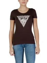 Guess Damen T-Shirt Braun | online kaufen