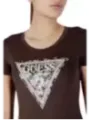 Guess Damen T-Shirt Braun | online kaufen