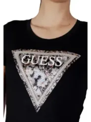 Guess Damen T-Shirt Schwarz | online kaufen