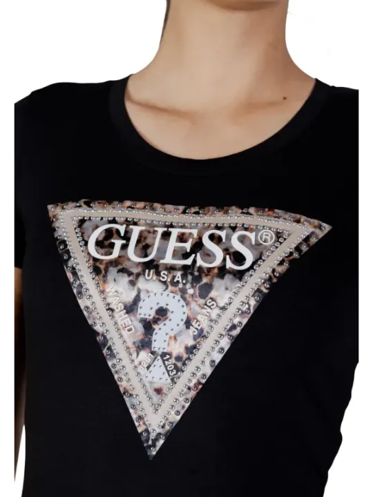 Guess Damen T-Shirt Schwarz | online kaufen
