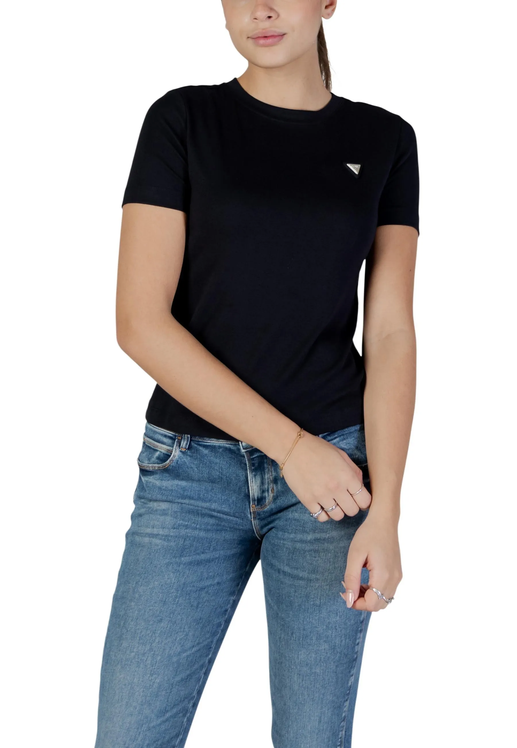 Damen T-Shirt Schwarz 503366
