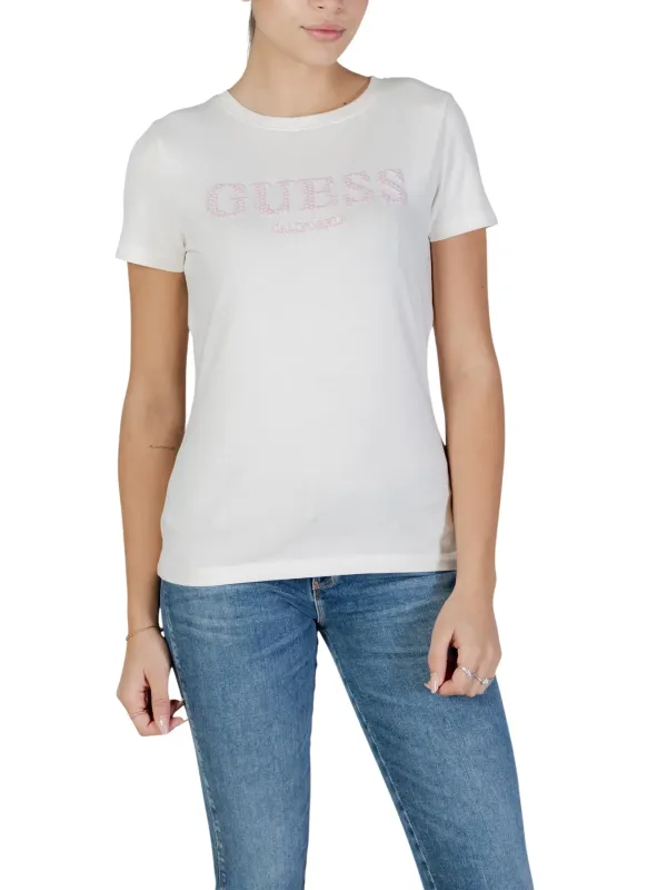 Guess Active Damen T-Shirt Weiß 503361