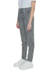 Schwarze Hose mit Kordelzug