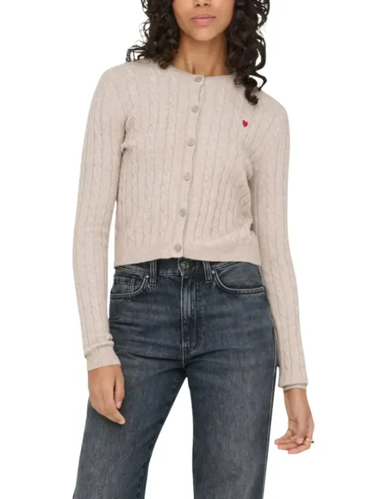 Only Damen Cardigan Beige | online kaufen
