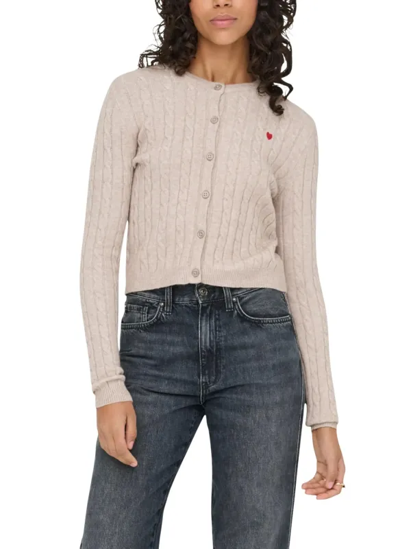 Only Damen Cardigan Beige | online kaufen