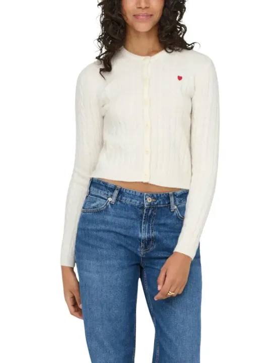 Only Damen Cardigan Weiß | online kaufen