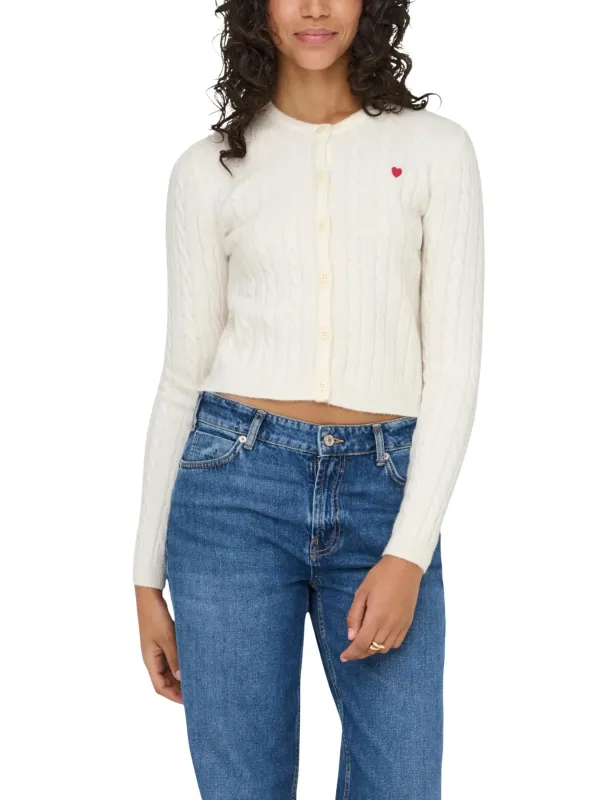 Only Damen Cardigan Weiß | online kaufen