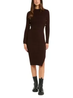 Morgan De Toi Damenkleid Braun Größe L mieten | Flex-Fashion