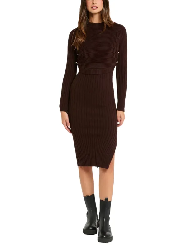 Morgan De Toi Damen Kleid Braun | online kaufen