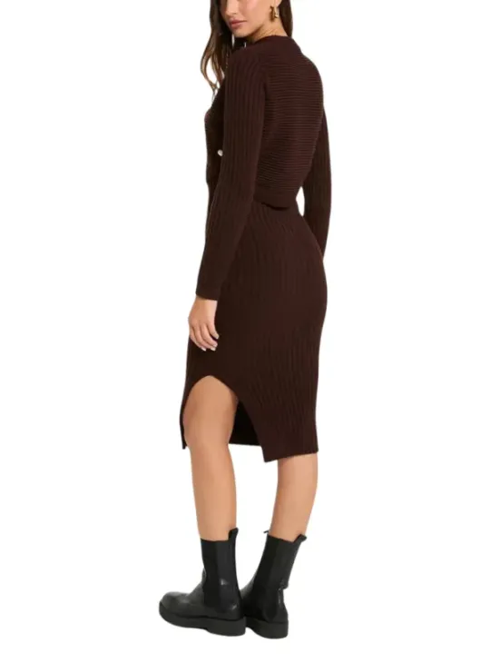 Morgan De Toi Damen Kleid Braun | online kaufen