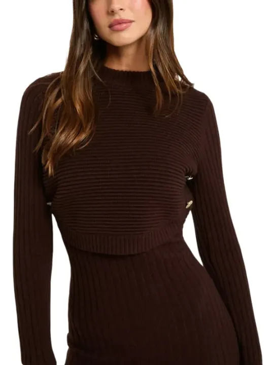 Morgan De Toi Damen Kleid Braun | online kaufen