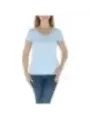 Tommy Hilfiger Damen T-Shirt Azurblau | online kaufen