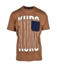 Takeshy Kurosawa Herren T-Shirt Braun | online kaufen