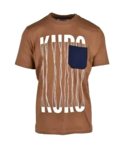 Takeshy Kurosawa Herren T-Shirt Braun | online kaufen