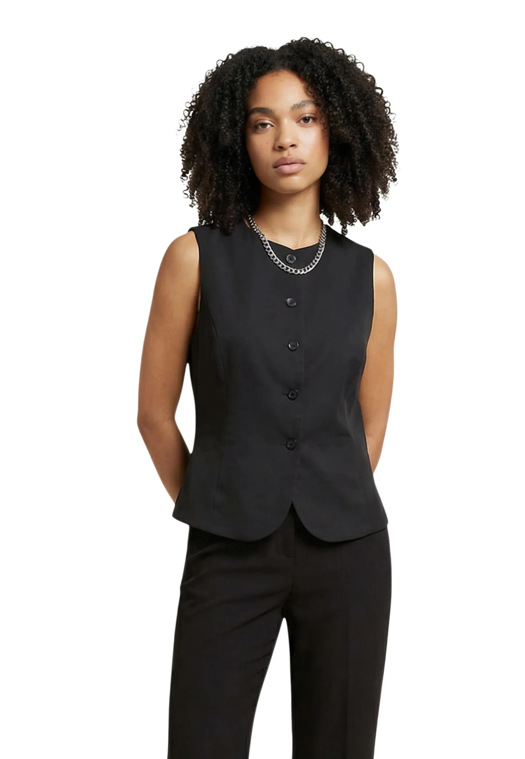 Only Damen Weste Schwarz 513182