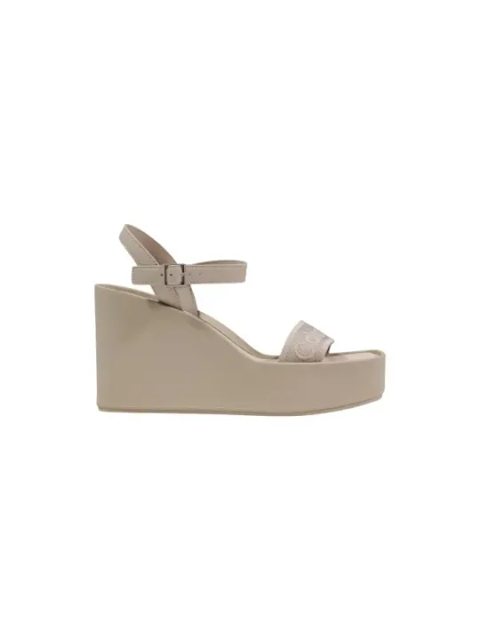 Calvin Klein Damen Sandale Beige | online kaufen