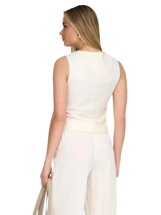 Only Damen Weste Weiß | online kaufen