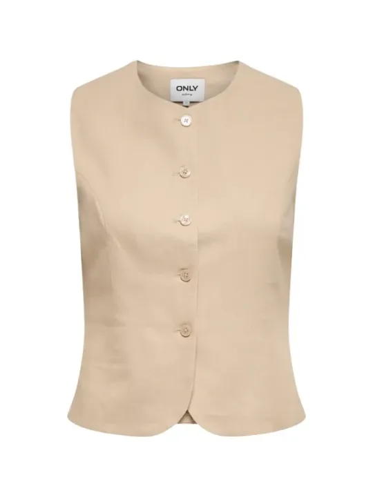 Only Damen Weste Beige | online kaufen