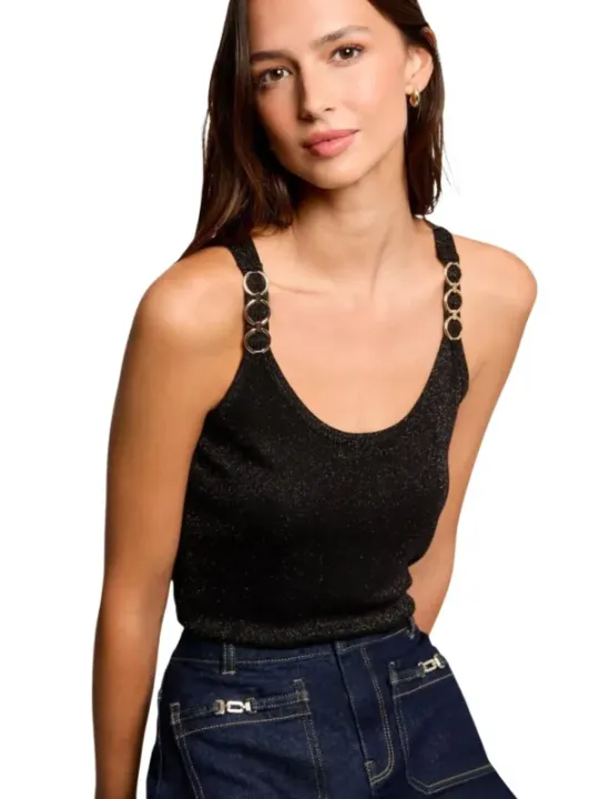 Morgan De Toi Damen Tank-Tops Schwarz | online kaufen