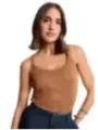 Morgan De Toi Damen Tank-Tops Kamelhaarfarben