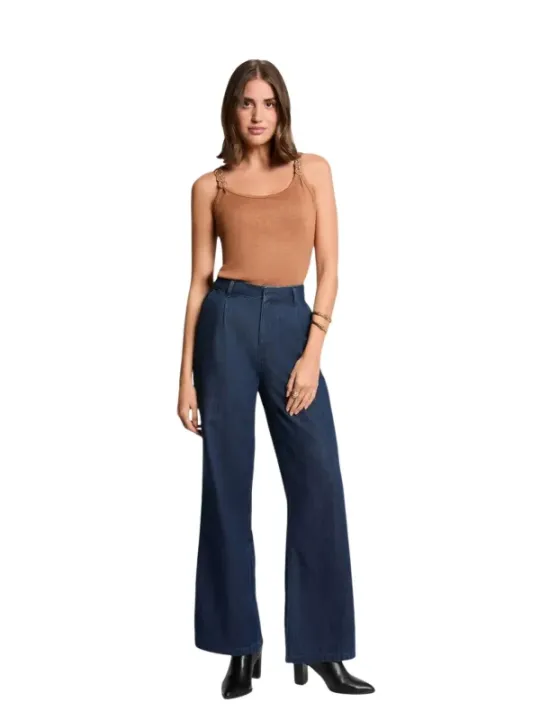 Morgan De Toi Damen Tank-Tops Kamelhaarfarben