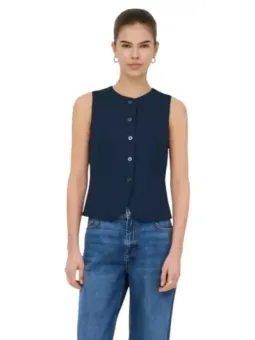 Only Damen Weste Blau | online kaufen