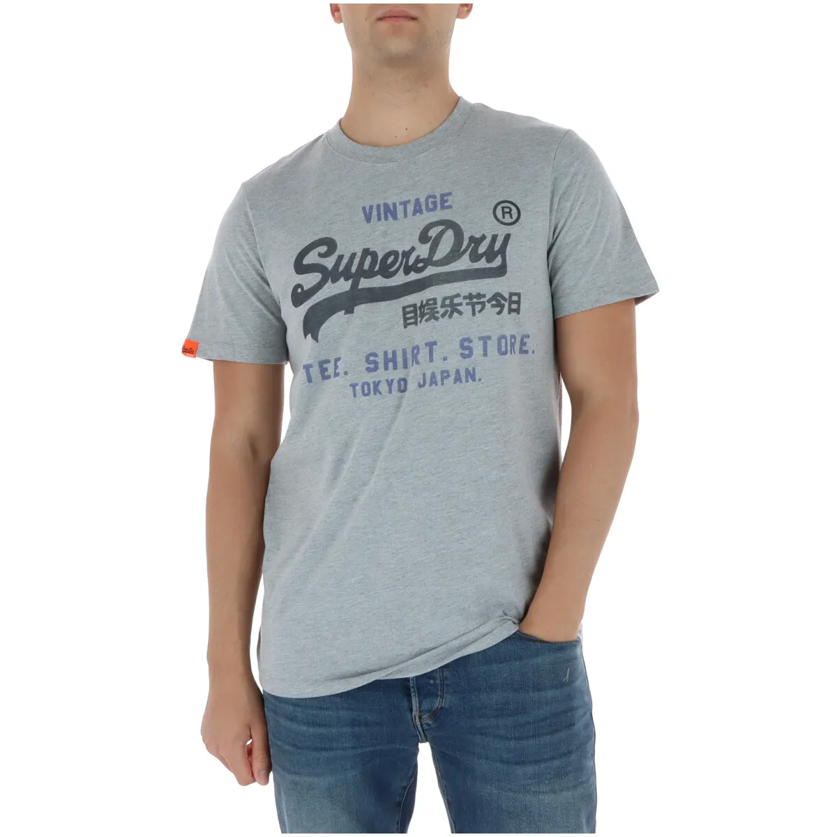 Superdry Herren T-Shirt Grau 511815