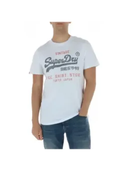Superdry Herren T-Shirt Weiß mieten | Flex-Fashion Verleih