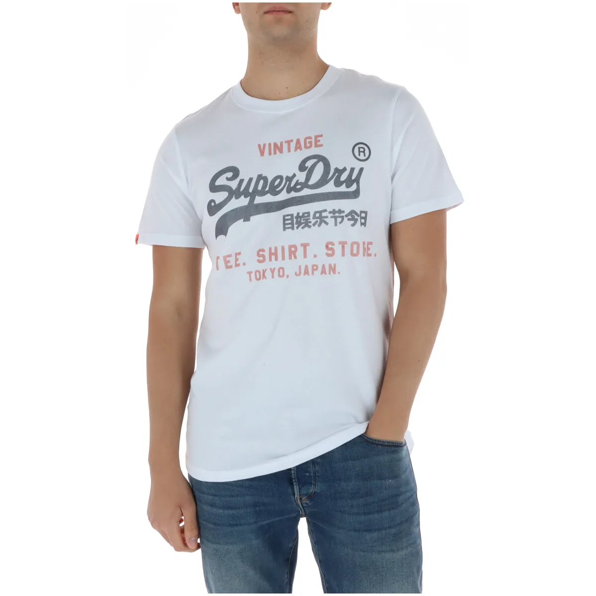 Herren T-Shirt Weiß 511813