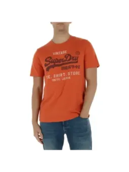 Superdry Herren T-Shirt Orange leihen – Flex-Fashion Verleih