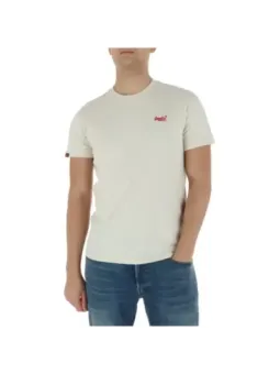 Superdry Herren T-Shirt Beige leihen - Flex-Fashion Verleih
