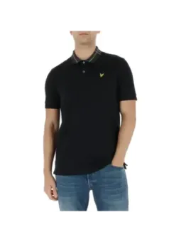 Lyle & Scott Herren Polo Schwarz mieten | Flex-Fashion Verleih