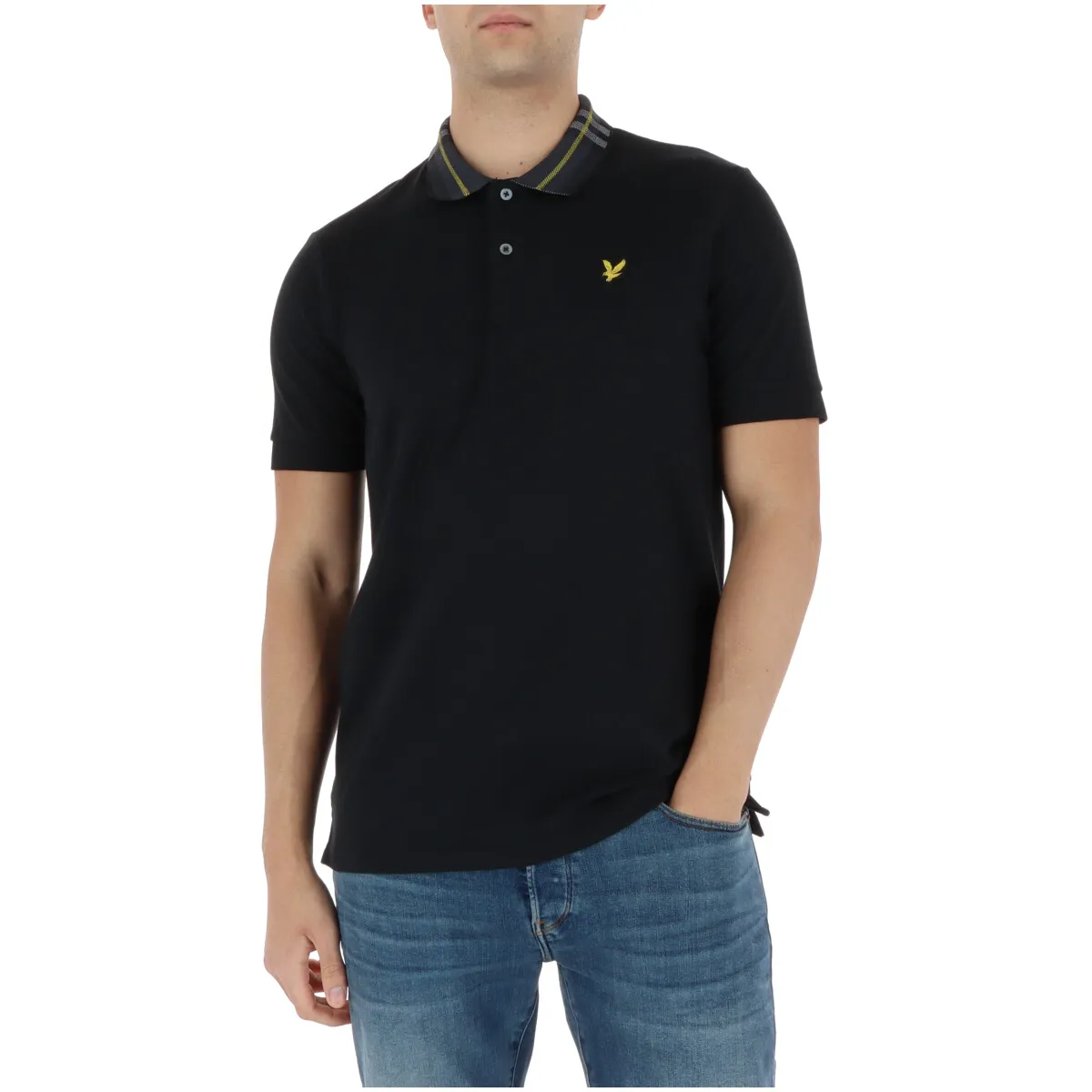 Herren Polo Schwarz 511599