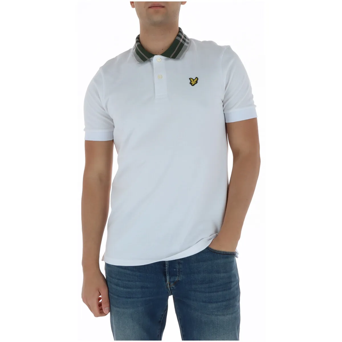 Herren Polo Weiß 511593
