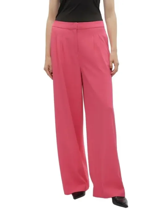 Pinke Hose mit hoher Taille