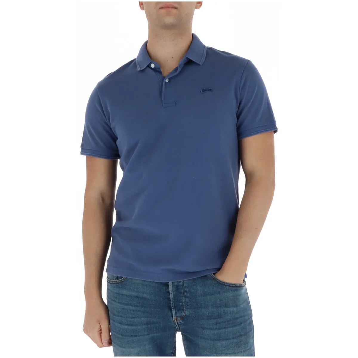 Superdry Herren Polo Blau 511837