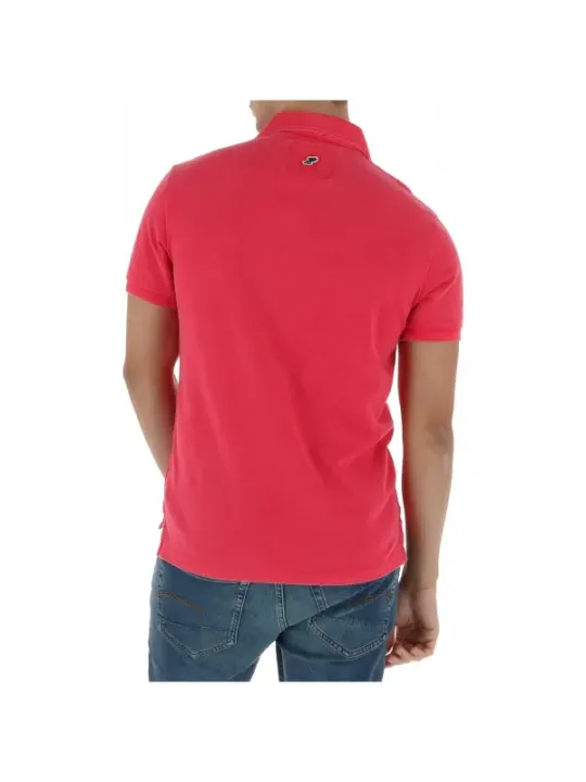 Superdry Herren Polo Fuchsinrot | online kaufen