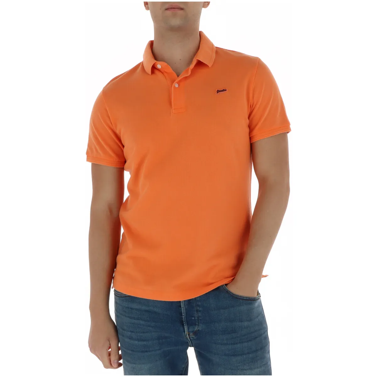 Superdry Herren Polo Orange 511835